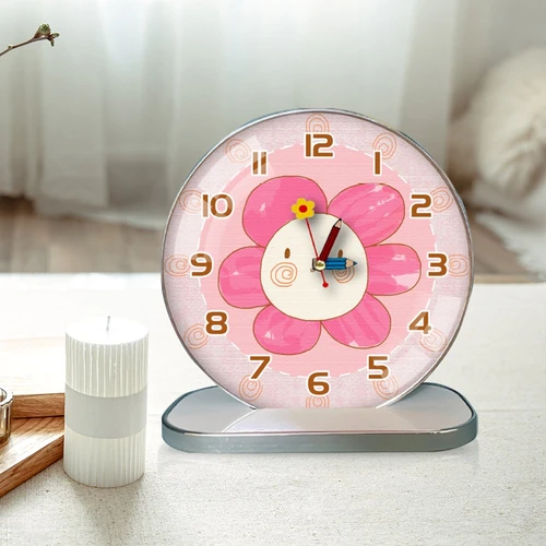 Tranh Đồng Hồ Để Bàn Bông Hoa Nhỏ Đáng Yêu