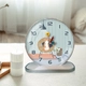 Tranh Đồng Hồ Để Bàn Chú Mèo Đáng Yêu