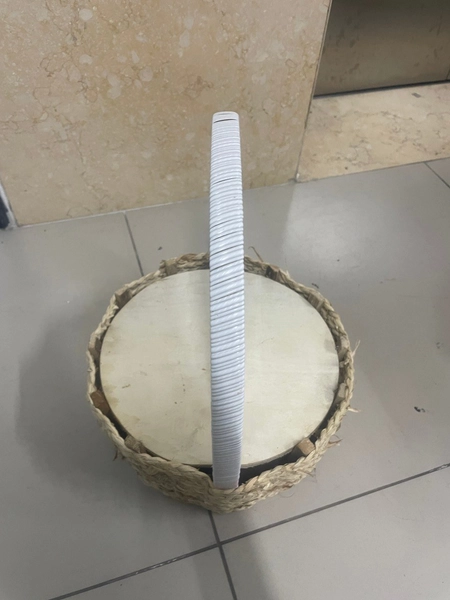 Giỏ đan cắm hoa trang trí