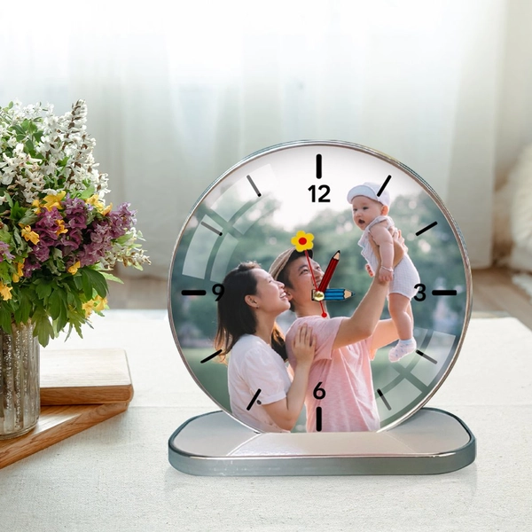 Tranh Đồng Hồ Để Bàn Thiết Kế Theo Yêu Cầu Mẫu 1