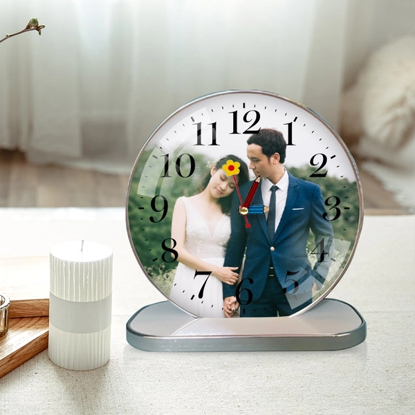 Tranh Đồng Hồ Để Bàn Thiết Kế Theo Yêu Cầu Mẫu 1