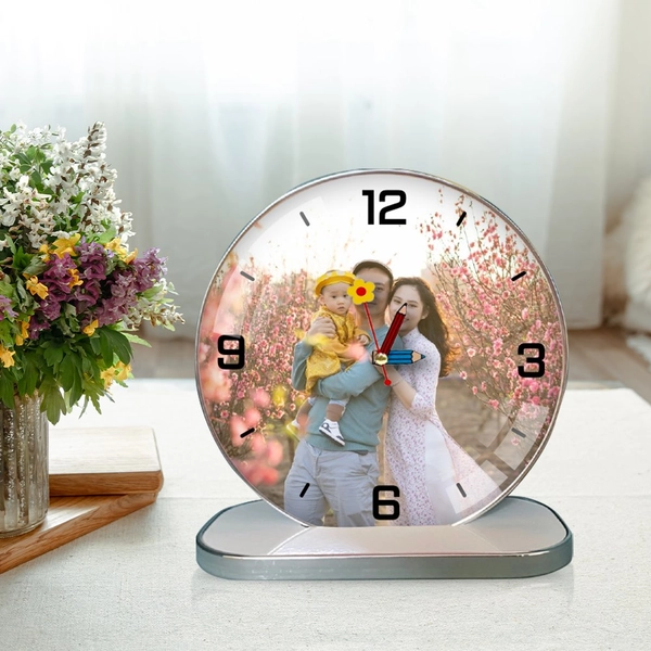 Tranh Đồng Hồ Để Bàn Thiết Kế Theo Yêu Cầu Mẫu 1
