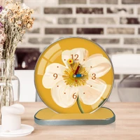 Tranh Đồng Hồ Để Bàn Cành Hoa Nghệ Thuật