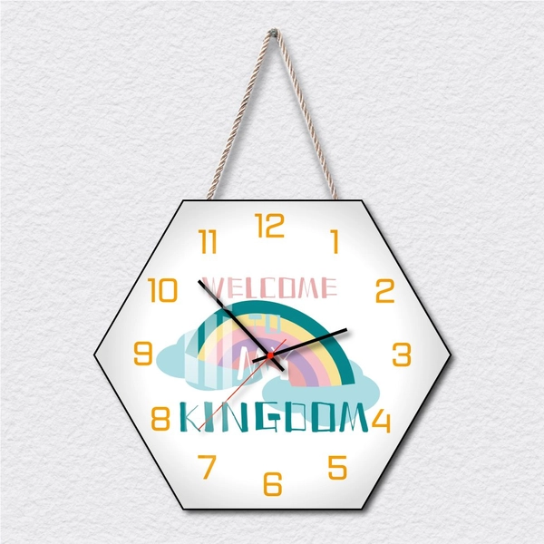 Tranh Đồng Hồ Dây Treo Tráng Gương Vương Quốc Thần Tiên