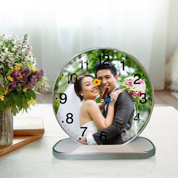 Tranh Đồng Hồ Để Bàn Thiết Kế Theo Yêu Cầu Mẫu 1