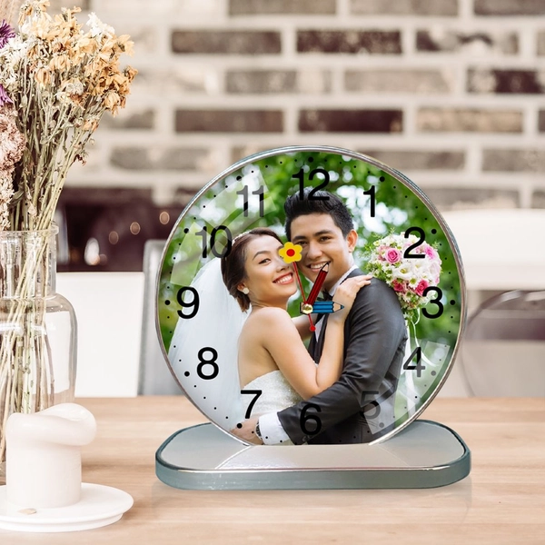 Tranh Đồng Hồ Để Bàn Thiết Kế Theo Yêu Cầu Mẫu 1