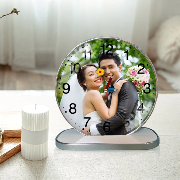 Tranh Đồng Hồ Để Bàn Thiết Kế Theo Yêu Cầu Mẫu 1