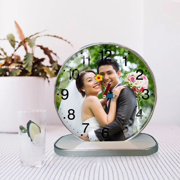 Tranh Đồng Hồ Để Bàn Thiết Kế Theo Yêu Cầu Mẫu 1