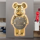Tranh đèn tráng gương nghệ thuật gấu bearbrick hiện đại phòng khách mẫu 320