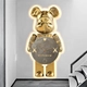 Tranh đèn tráng gương nghệ thuật gấu bearbrick hiện đại phòng khách mẫu 320