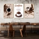 Tranh 3 Tấm Treo Tường Coffee Nghệ Thuật 3
