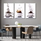 Tranh 3 Tấm Treo Tường Coffee Nghệ Thuật Mẫu 5