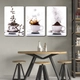 Tranh 3 Tấm Treo Tường Coffee Nghệ Thuật Mẫu 5
