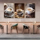 Tranh 3 Tấm Treo Tường Coffee Nghệ Thuật Mẫu 13