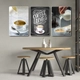Tranh 3 Tấm Treo Tường Coffee Nghệ Thuật Mẫu 15
