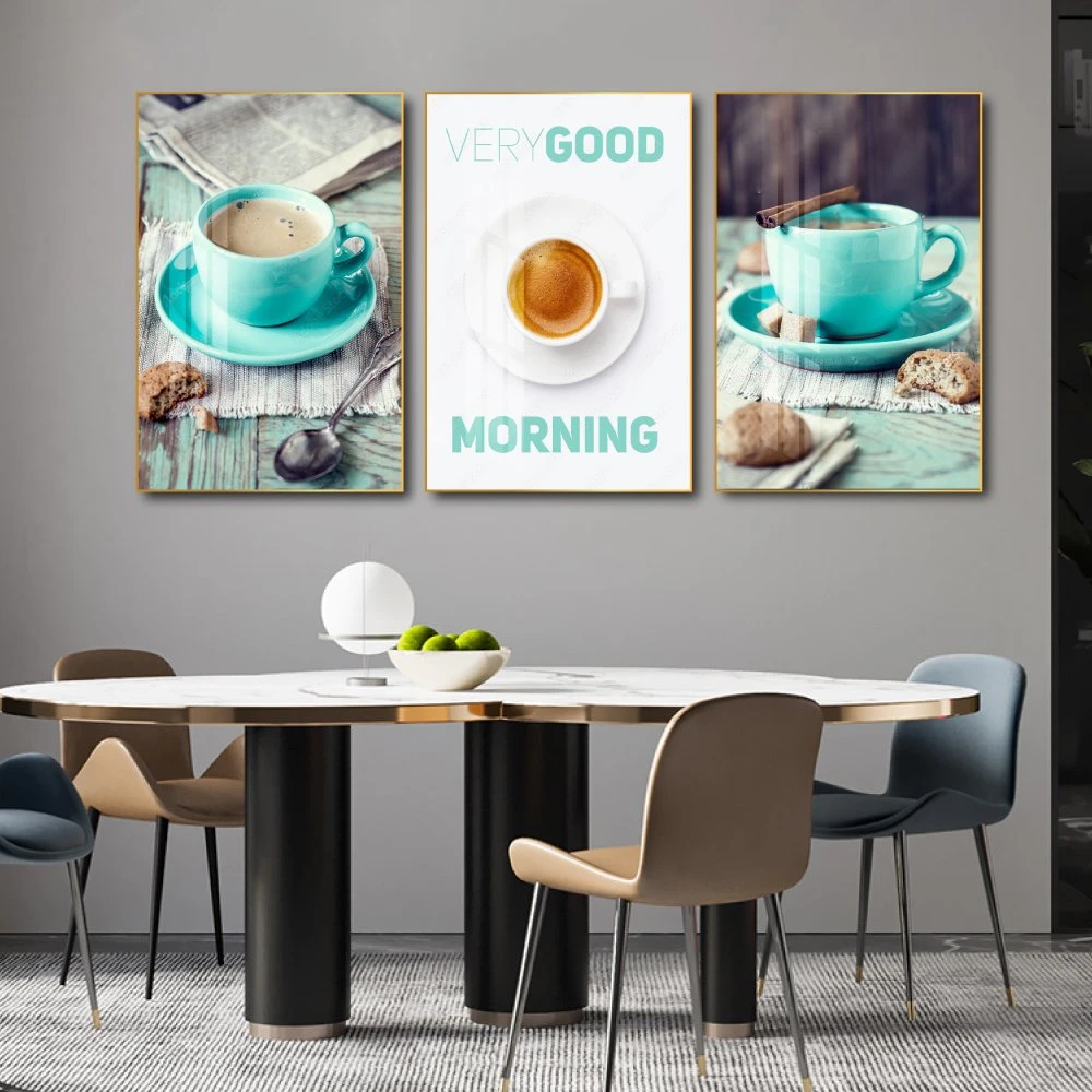 Tranh 3 Tấm Treo Tường Coffee Nghệ Thuật Mẫu 17