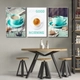 Tranh 3 Tấm Treo Tường Coffee Nghệ Thuật Mẫu 17
