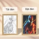 Tranh Đèn Led Acrylic 3D Đổi Màu 3 Chế Độ Siêu Anh Hùng Spider-man