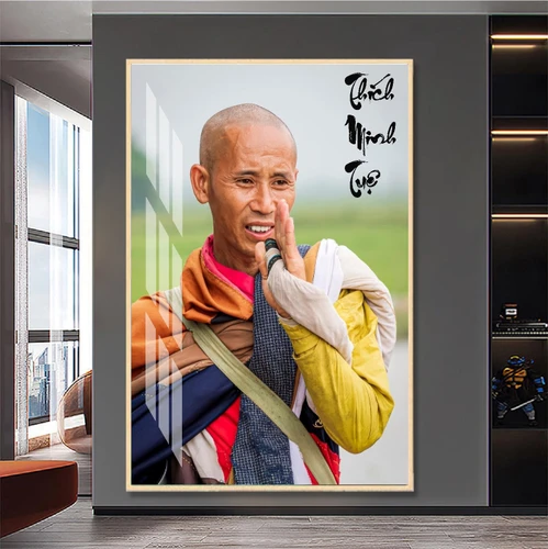 Tranh Treo Tường Tráng Gương Sư Thầy Thích Minh Tuệ mẫu 269