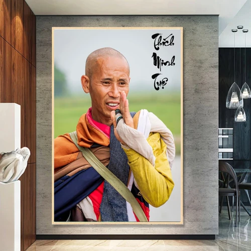 Tranh Treo Tường Tráng Gương Sư Thầy Thích Minh Tuệ mẫu 269