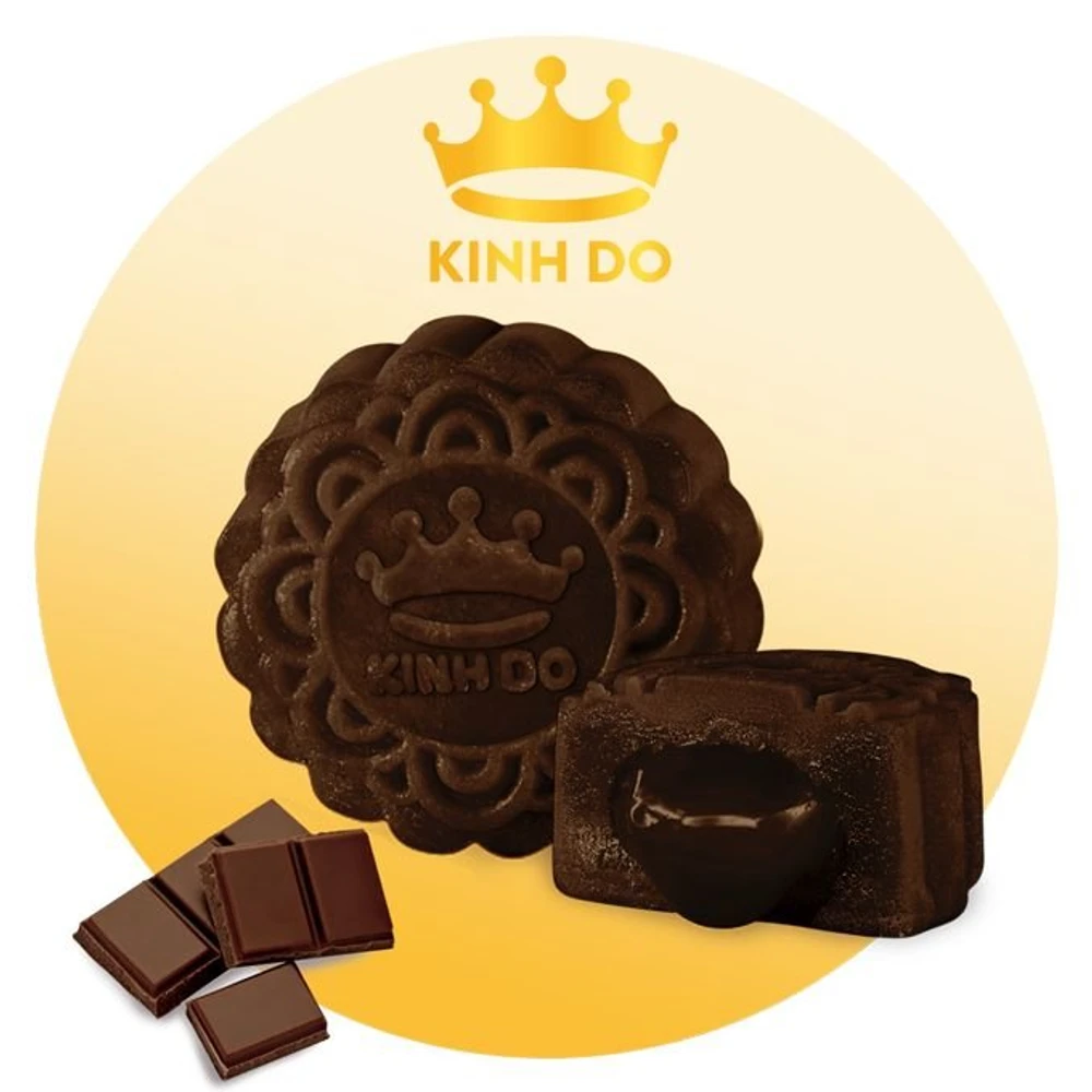 Bánh trung thu Kinh Đô Lava Trứng Chảy - Hộp 3 bánh