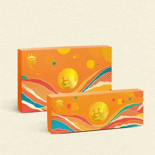 Bánh trung thu Kinh Đô Lava Trứng Chảy - Hộp 6 bánh