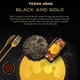 Bánh Trung Thu Kinh Đô Trăng Vàng Black And Gold Thượng Hạng Hộp 4 Bánh (G4)