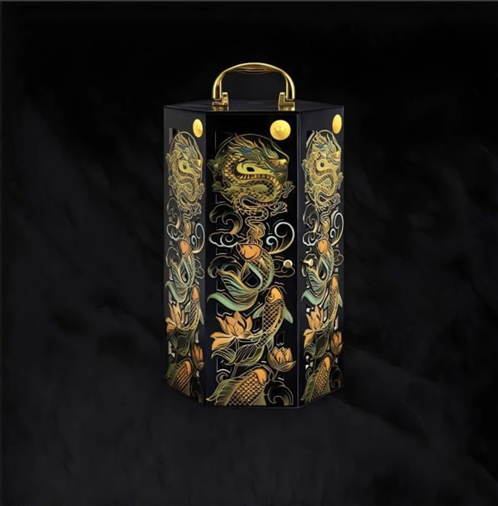 Bánh Trung Thu Kinh Đô Trăng Vàng Black And Gold Thượng Hạng Hộp 4 Bánh