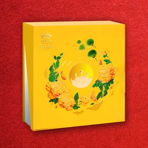 Bánh Trung Thu Kinh Đô Trăng Vàng Hồng Ngọc An Nhiên 4 Bánh Thượng Hạng