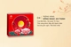 Bánh Trung Thu Kinh Đô Trăng Vàng Hồng Ngọc An Thịnh (Đỏ) - Hộp 4 bánh 160g (HND)