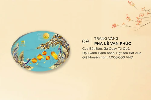 Bánh trung thu Kinh Đô Trăng Vàng Pha Lê Vạn Phúc