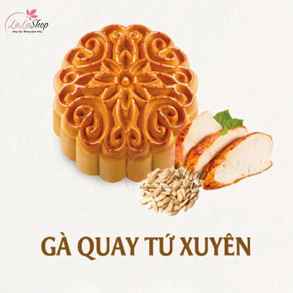 Bánh Trung Thu Thọ Phát Thập Cẩm Gà Quay 1 trứng 150g (TG1)