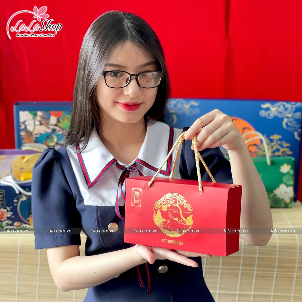 Hộp 2 bánh trung thu cát tường