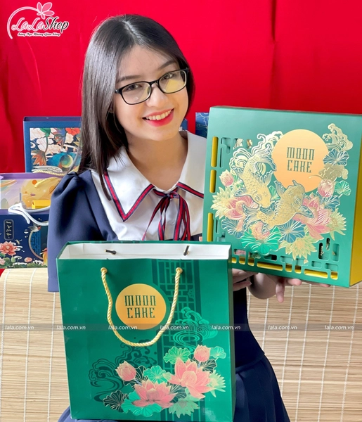 Hộp 4 bánh trung thu Song Ngư Tân Dân Lợi