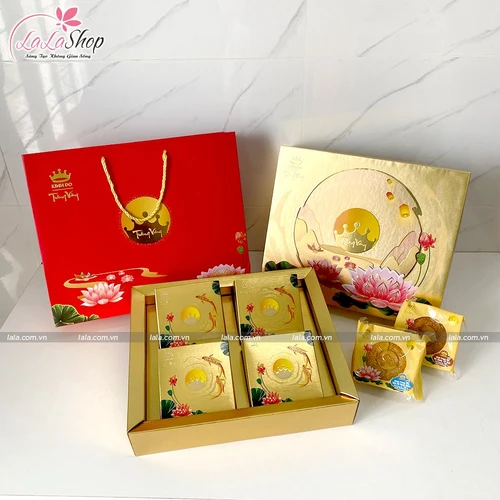Bánh Trung Thu Kinh Đô Trăng Vàng Hồng Ngọc An Phú 4 Bánh 160g Thượng Hạng (HNV)