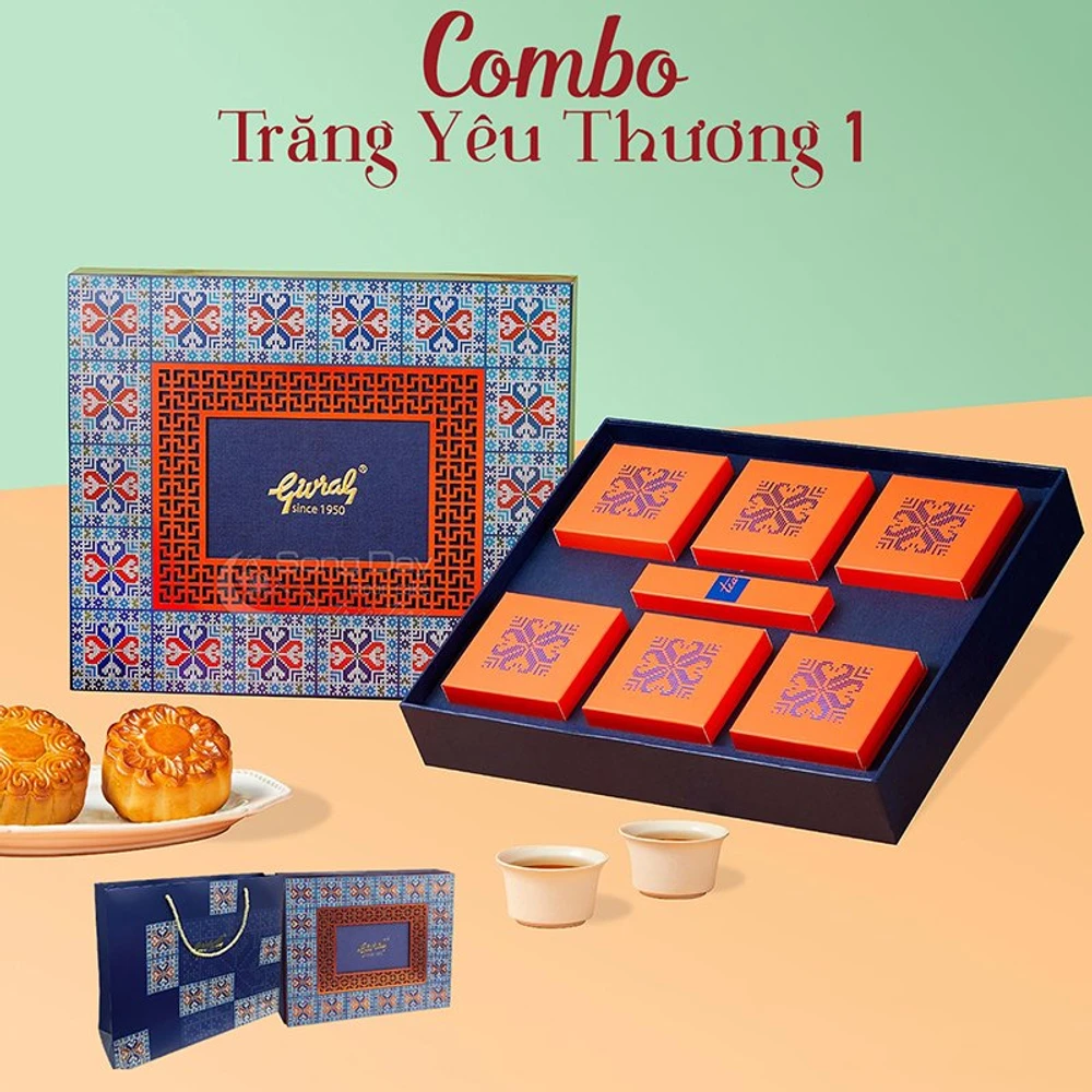 Hộp 6 Bánh Trung Thu Givral Trăng Yêu Thương 1