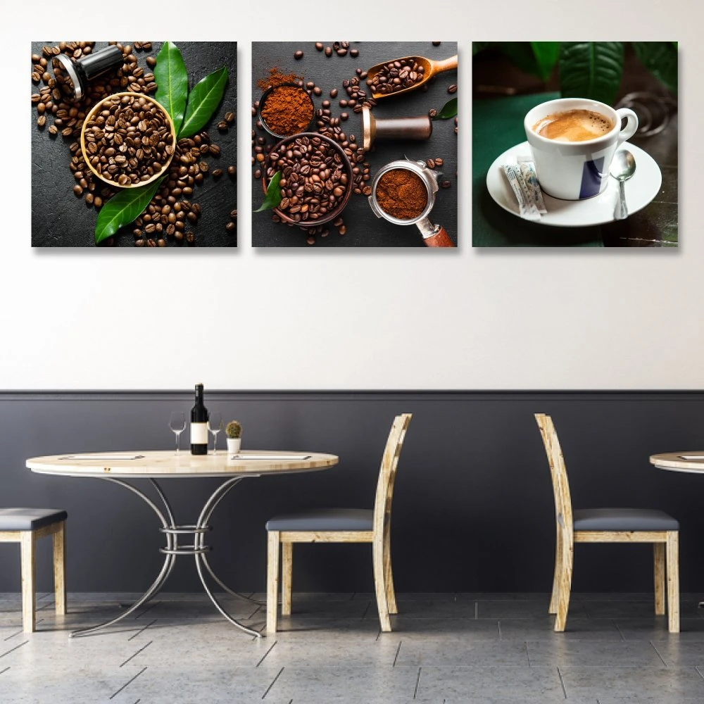 Tranh treo tường những hạt coffee