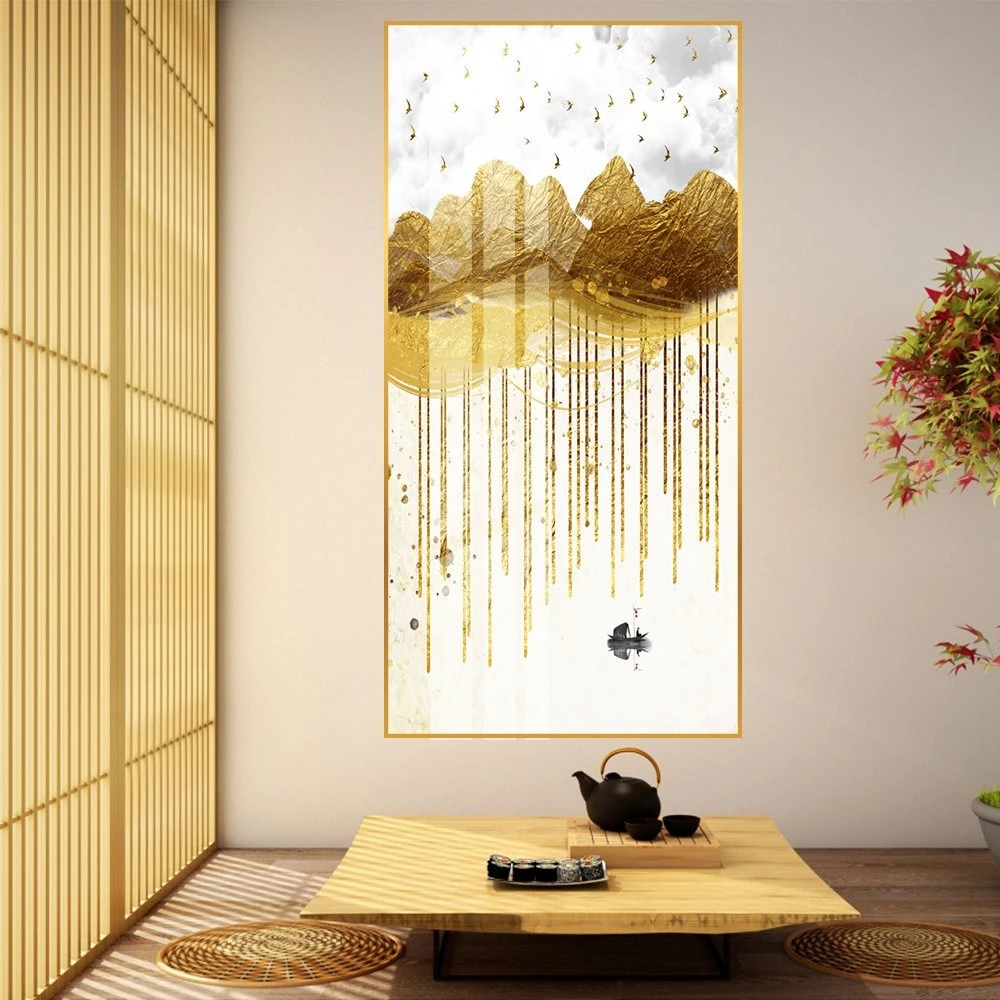 Tranh treo tường núi vàng nghệ thuật