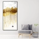 Tranh treo tường núi vàng nghệ thuật
