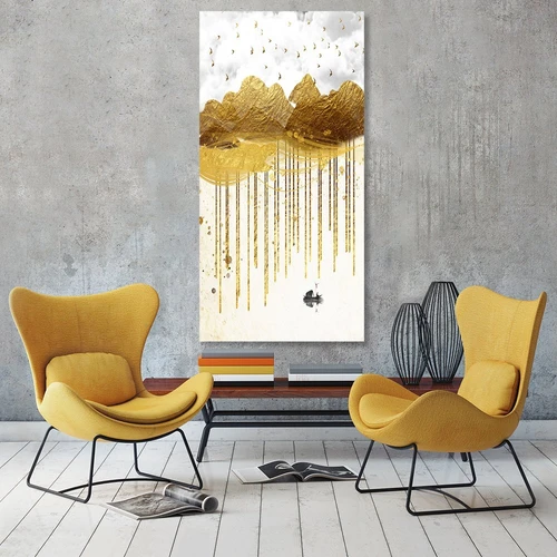 Tranh treo tường núi vàng nghệ thuật