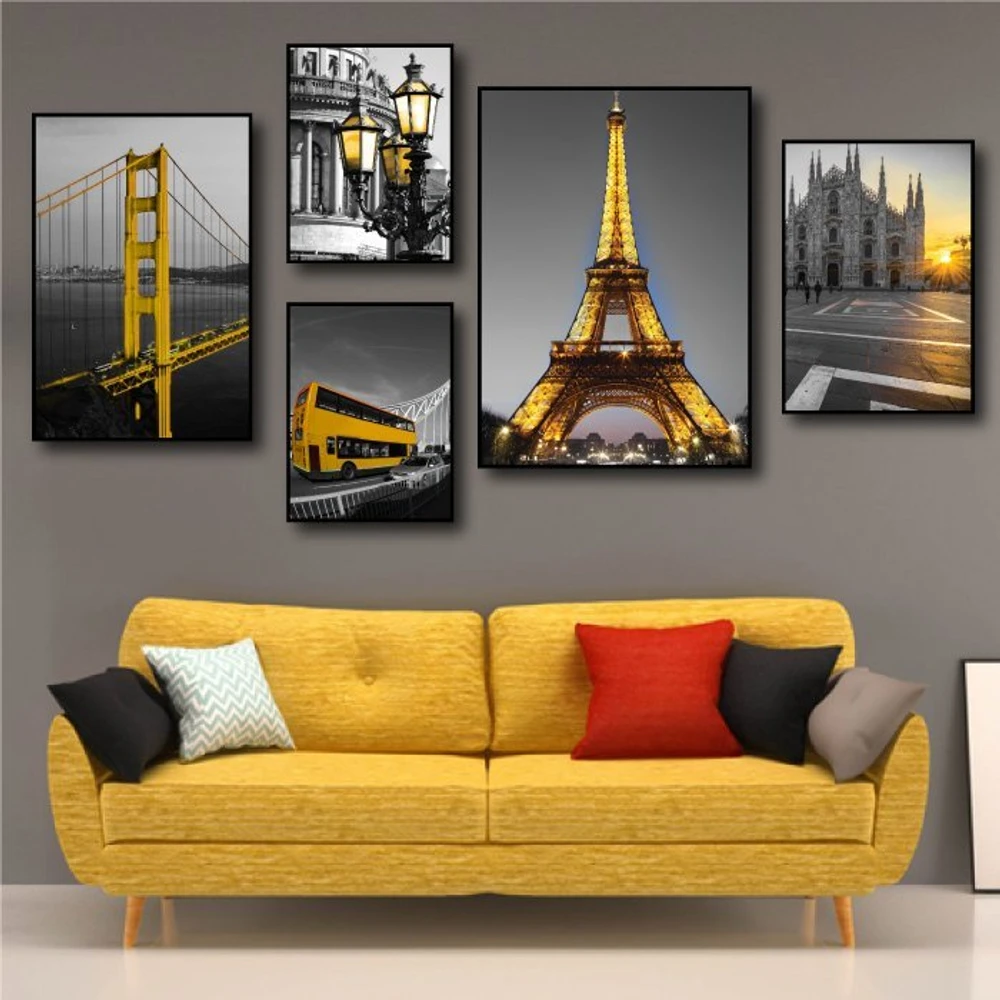 Tranh treo tường Paris hoa lệ