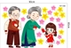 Decal Trang Trí Tết Ông Bà Mừng Tuổi Các Cháu Ngày Xuân