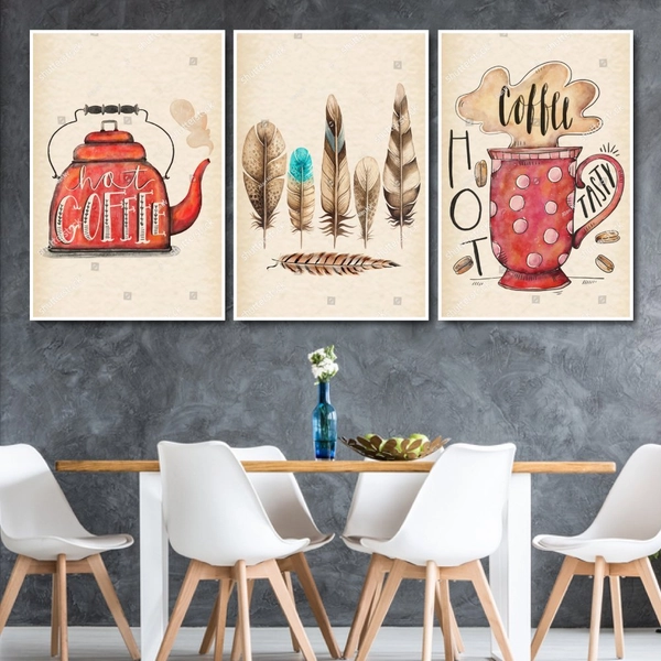 Tranh treo tường hot Coffee nghệ thuật