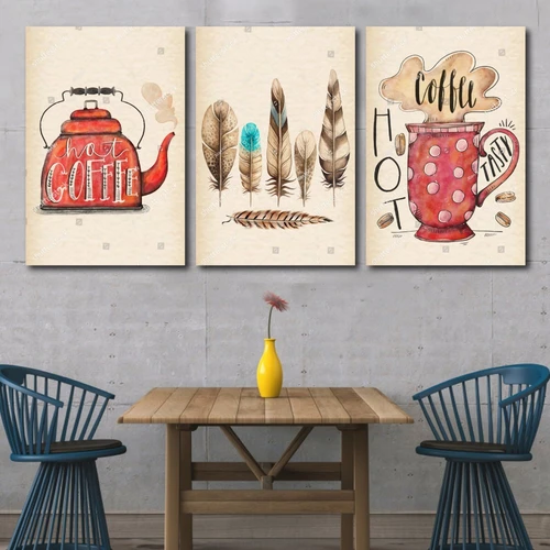 Tranh treo tường hot Coffee nghệ thuật
