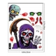 Decal 2 Mặt Trang Trí Halloween Dán Kính Thần Chết Đáng Sợ