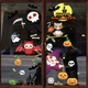 Decal 2 Mặt Trang Trí Halloween Thần Chết Và Cô Bé Phù Thủy