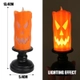 Phụ Kiện Trang Trí Halloween Chân Nến Đèn Led Bí Ngô Phát Sáng