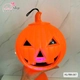 Giỏ Bí ngô rỗng có nắp màu cam trang trí Halloween (Có Đèn)