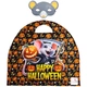 Áo Choàng Hóa Trang Halloween Kèm Mặt Nạ Chú Chuột Ma Quái