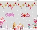 Combo Decal Trang Trí Noel Ông Già Noel, Gấu Trắng Và Những Người Bạn